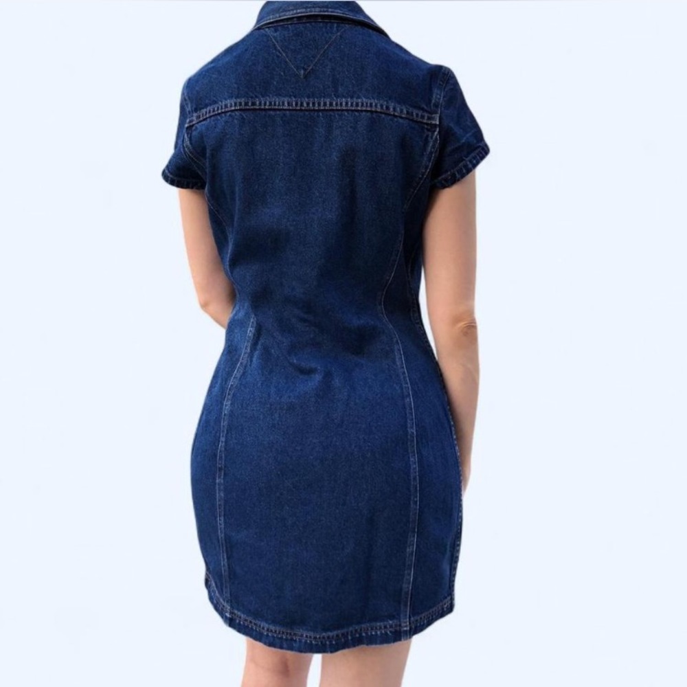 Tommy Hilfiger Denim Button-Up Dress size 8 - Picture 2 of 7